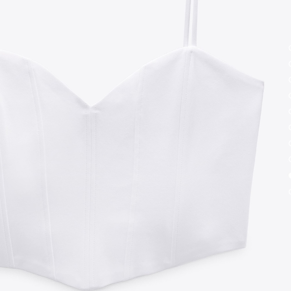 SOLD/ ZARA LIMITED EDITION CORSETRY TOP - Picture 10 of 12